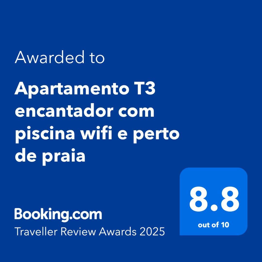 Apartamento T3 Encantador Com Piscina Wifi E Perto De Praia Santa Maria Exterior foto